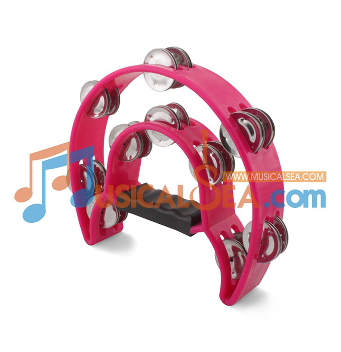 Plastic Hand bell, Plastic Power Tambourine , ORFF Musical instrument, Kid Musical Toy